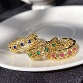 French Grosser lace 18K gold plated ring-JZ141R